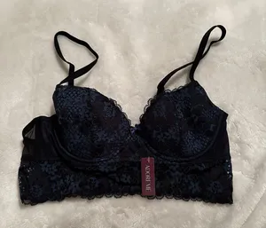 Adore Me black and blue bra thumbnail 1