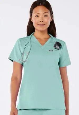 Figs women’s Catarina seaglass scrub top size xlarge. thumbnail 1