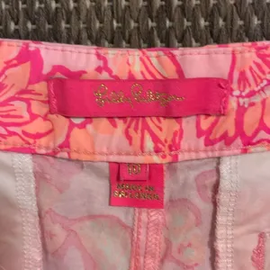 Lilly Pulitzer, buttercup, scalloped hem, shorts, days, bloom, size 10 thumbnail 2