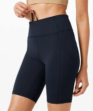Lululemon Invigorate High-Rise Short 10" in True Navy Blue Size 4 Biker Short thumbnail 1