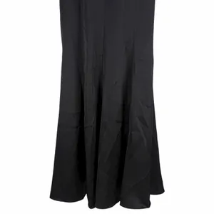 ASTR Georgiana Halter Neck Maxi Dress Black Satin Size S thumbnail 12