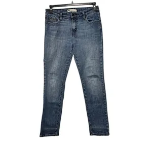 Levis 524 Too Superlow Skinny Jeans Womens 10M Medium Wash Blue Denim Low Rise‎ thumbnail 2