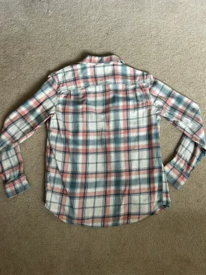 Multicolor Flannel Old Navy Button Down Shirt thumbnail 2