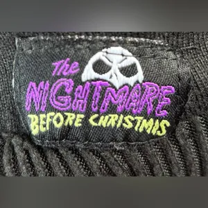Nightmare Before Christmas M Black and Purple Long Sleeve Dress thumbnail 4