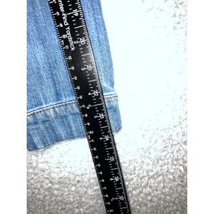 a.n.a Studded Denim Jacket Women M Distressed Trucker Punk Biker y2k‎ Western Cowgirl thumbnail 8