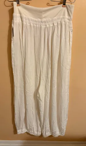 NWT Free People Movement Emery Pants in White thumbnail 1