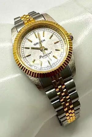 Gruen silver and gold tone watch thumbnail 1