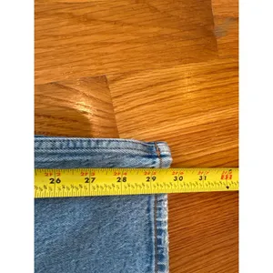 Abercrombie Fitch Curve Love The 90s‎ Straight Ultra High Rise Jeans Size 26 thumbnail 5