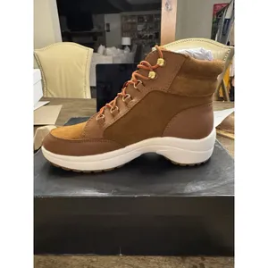 Ralph Lauren Rylee Hiker Boots Shoes,‎ Whiskey Deep Saddle Tan, Women's Size 8 thumbnail 4