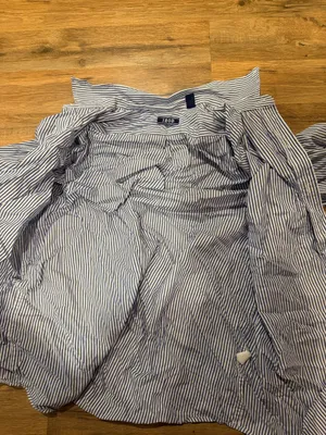 Cute euro summer button up Blue thumbnail 2
