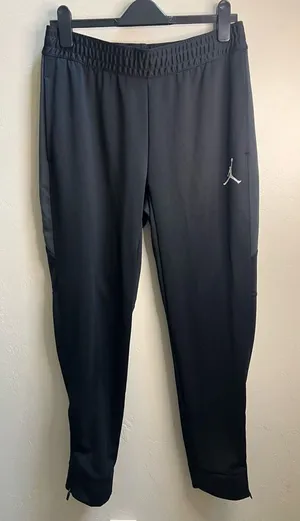 Jordan Women's‎ Black Track Pants with Logo medium thumbnail 1