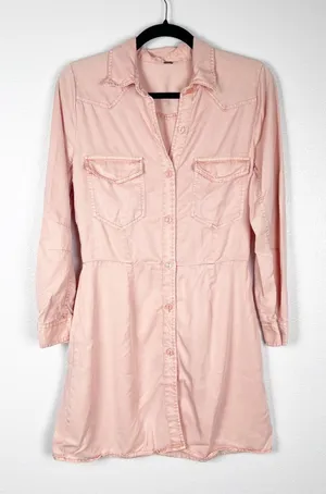 Young Fabulous & Broke Women's Button Up Shirt Dress Sz S thumbnail 1