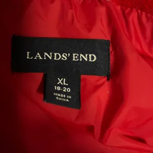 Lands' End Women’s Bold‎ Red Snap/ Zip Winter Coat Size XL thumbnail 6