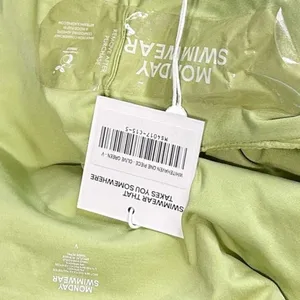 MONDAY SWIMWEAR Whitehaven Crinkle One Piece Swim, Olive Green, V (US12/14) thumbnail 14