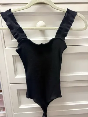 Francesca's Bodysuit Black thumbnail 1