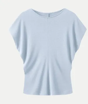OGL Dew Sky Blue Short Sleeve Top Soft Stretch Minimalist Tee Medium M New thumbnail 1