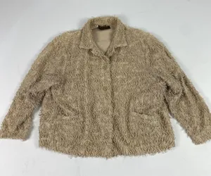 Kindred Spirit Jacket Womens Medium Textured‎ Cotton Handwoven Guatemala Boho thumbnail 1