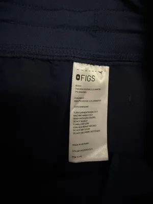 FIGS Navy Straight Leg Scrub Pants thumbnail 2