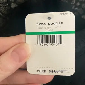 NWT Intimately Free People Sexy Black Slip Dress Size Fits Medium Tagged Large thumbnail 7