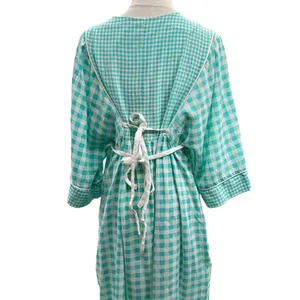Leisure Life Vintage Gingham Lounge House Dress XL thumbnail 7