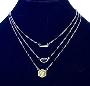 Chloe + Isabel convertible layered pendant necklace thumbnail 1