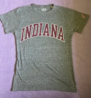 League Heather Grey Indiana Shirt thumbnail 1