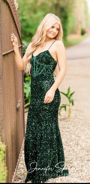 Formal dress Green Size 4 thumbnail 1