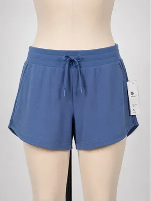 All in Motion Womens Active Comfort Shorts Blue High Rise 2.5 Inseam Small NWT thumbnail 1