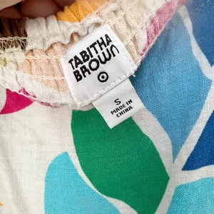TABITHA BROWN for TARGET Botanical‎ Floral Printed Mini Dress Small thumbnail 5