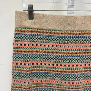 Madewell Wallace Women's‎ Fair Isle Merino Wool Mini Skirt Medium Knit Sweater thumbnail 3