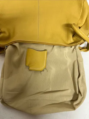Ombu Leather Mustard Yellow Braided-Handle Shoulder Bag thumbnail 14