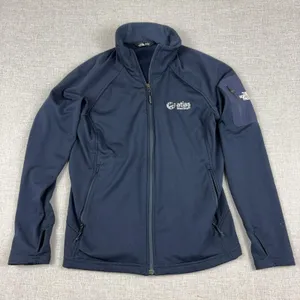 The North Face Jacket Womens Medium Blue Full Zip Thumbholes Atlas MedStaff thumbnail 1