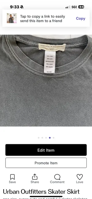 Urban Outfitters Skeleton T-Shirt thumbnail 4
