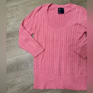 •AMERICAN EAGLE• PINK KNIT SWEATER thumbnail 3