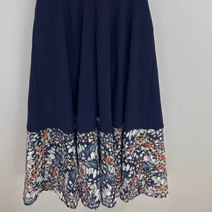 Hutch Navy Blue Butterfly Wing Print Hem Racerback Fit & Flare Dress 6 Whimsical thumbnail 8