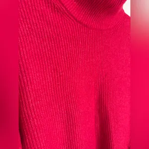 Abercrombie & Fitch women’s berry turtleneck knit sweater small funnel neck thumbnail 5