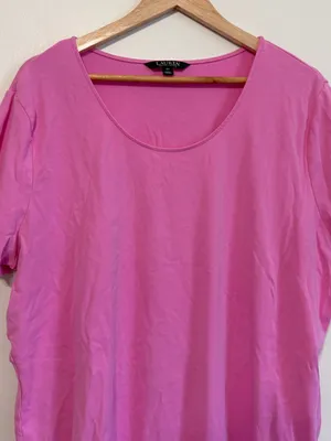 Ralph Lauren Pink T Shirt Women’s Size 3X Top thumbnail 4