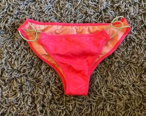 Victoria's Secret Hot Pink Swim Bottoms thumbnail 1