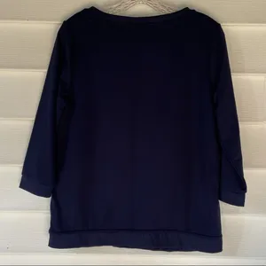 LC Lauren Conrad Embroidered Sweatshirt Sz M thumbnail 6