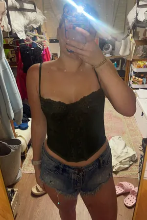 Forever 21 Lace Corset Top thumbnail 3