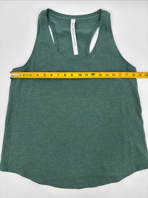 lululemon athletica Women's V-Neck Top in Heathered Teal thumbnail 7
