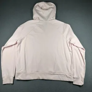 Under Armour Hoodie Womens‎ XL Pink Fleece Loose Fit Full Zip Hooded Sweatshirt thumbnail 12