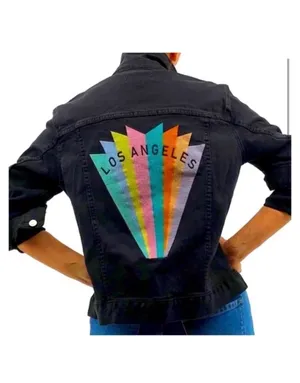 PacSun Black Jean Jacket Oversized thumbnail 5