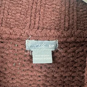 Aerie Maroon Turtleneck Sweater Size Small Boho Fall Cozy thumbnail 2