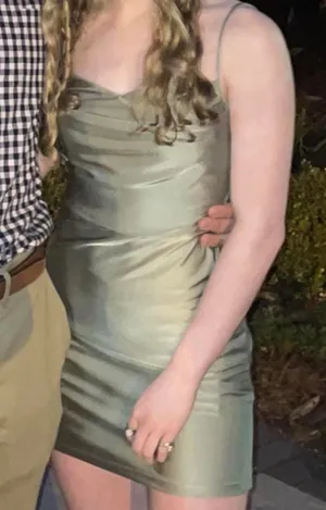 Lovely Day Green Mini Dress thumbnail 1