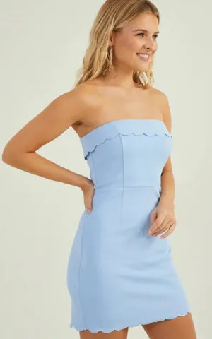 Blue dress thumbnail 1