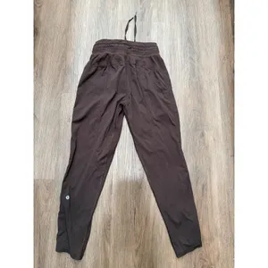 Lululemon dance Studio Jogger‎ 2 Brown Java Pinstripe LW6CDQS High Pants thumbnail 3