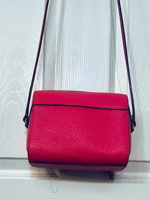 Kate Spade New York Perri Lane Looloo Pink Leather Laser Cut Crossbody Bag EUC thumbnail 8