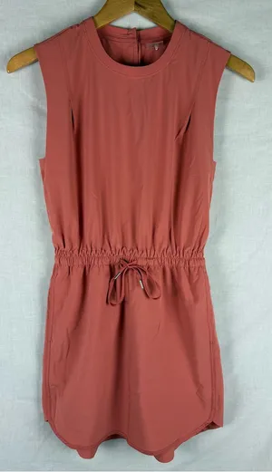 CALIA by Carrie Underwood Women's Dolphin Hem Extended Shoulder Dress Rose XS thumbnail 1