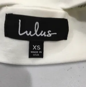 Lulus White Eyelash Lace Halter Crop Top New with tag thumbnail 3